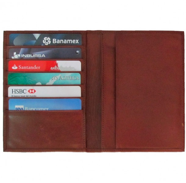 PORTA PASAPORTE PIEL